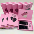 Matte Black DreamFlower Natural Long Synthetic Hair Individual Lash Trays Volume Vendor New Material Private Eyelash Extensions