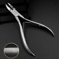 Professional Nail Cutter & Toenail Groove Cuticle Nippers Non-Slip Stainless Steel Handle Custom Logo Curved Blade Beauty Tool