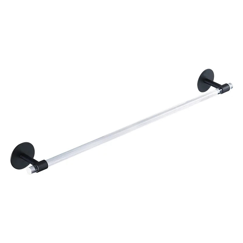 Modern Design Acrylic Bathroom Hardware Set Plastic Towel Bar Set Made in China by Manufacturer