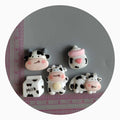 Kawaii Cartoon Cows Bottles Milk Cartons Resin Flatback Cabochon Charm DIY Jewelry Craft Decoration Scrapbook Accessories