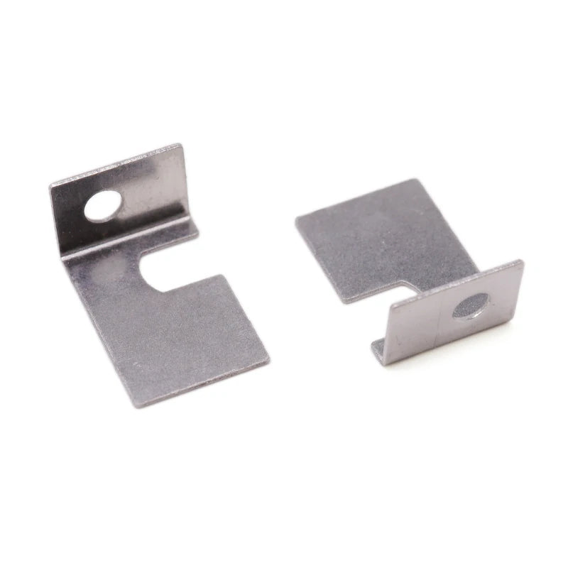 Custom Steel Angle Galvanized Lock Brackets Clip Aluminum L Shaped Bracket Sheet Metal Stamping Parts Triangle Service Included