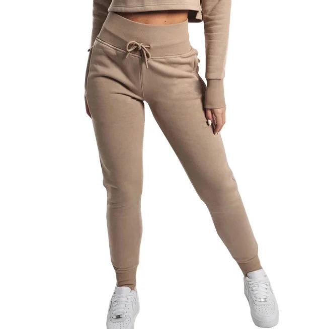 Sportswear Lounge Athletic Pants Custom Drawstring Waist Joggers Womens Workout Sweatpants for Women