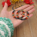 Go2boho Geometry Stainless Steel Fashion Hoop Earrings Miyuki Beads Woven Jewelry Accessories Handmade Earrings for Women