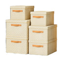 Folding Storage Box with Lid Clothing Quilt Storage Box Extra Large Size Pants Artifact for Household Dormitory Hard Board