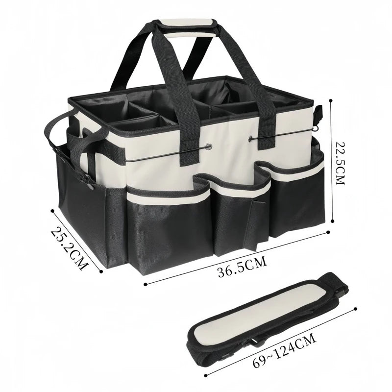 Multifunctional Tool Bag Cleaning Tools Storage Bag Waterproof and Wear-Resistant Large Capacity Oxford Cloth Storage Bags
