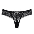 Transparent Low Waist Ladies Panties Women's Sexy Seamless Lace T-back