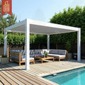 Aluminum Roof Kits Patio Cover Garden Gazebo Outdoor Decoration Backyard Garden Party Pergola