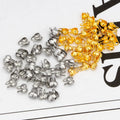 DIY Stainless Steel Beads Chain Clasp Wave Bead Flat Jewelry Chain Components Clasps DIY Jewelry Making