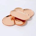 Best-Selling Silver Golden Rainbow Rose Golden Modern Nordic Style Stainless Steel Rolling Multifunction Oval Tray Storage
