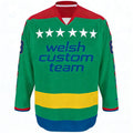 Customise Club Team Mens V Collar Mesh 100% Polyester 220g Ice Hockey Jersey Full Dry Sublimation OEM Front/Back Logo Factory