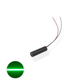 Compact Mini D10mm 520nm 10mw 130degrees 24V Green Line Industrial Laser Diode Module for Industrial Positioning and Alignment