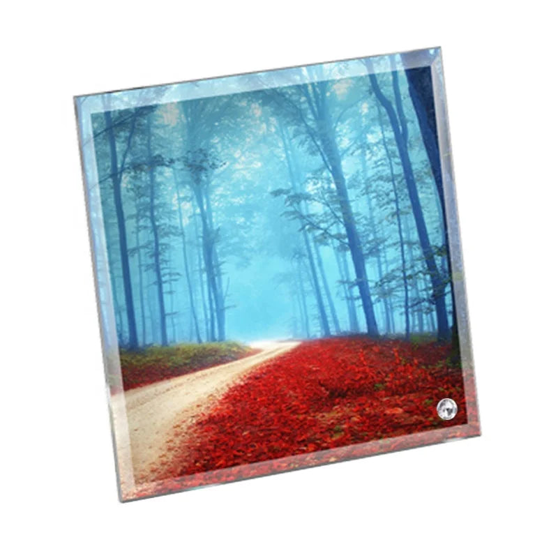 BL-25 Sublimation Glass Photo Frame High Quality Blank Glass Photo Frame Consumables