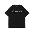 TOP Sale Wholesale Custom Black Gradient Vintage T-Shirt for Men 100% Cotton Short Sleeve Oversize Custom Printed Knitted Design
