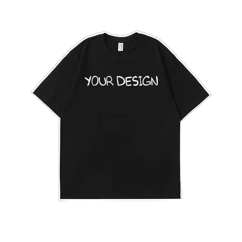 TOP Sale Wholesale Custom Black Gradient Vintage T-Shirt for Men 100% Cotton Short Sleeve Oversize Custom Printed Knitted Design