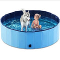 Pet Swimming Pool 31.5"x11.8" Portable Foldable Pool Dog Cat Bathing Tub Bath Tub Grooming Shower Tub