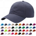 Hot Sale Curved Brim Vintage Plain Sports Dad Hats Custom Logo Washed Cotton Distressed 6 Panel Blank Baseball Caps