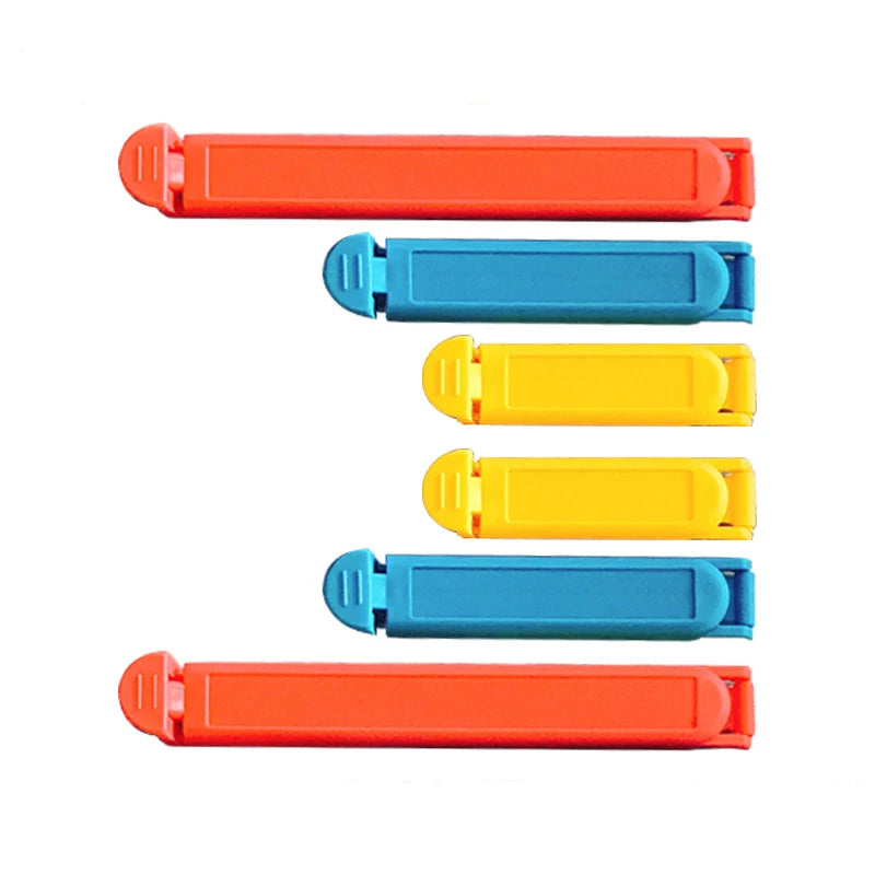 Food Storage Bag Bread Clips 6pcs Seal Clip with Custom Color and logo