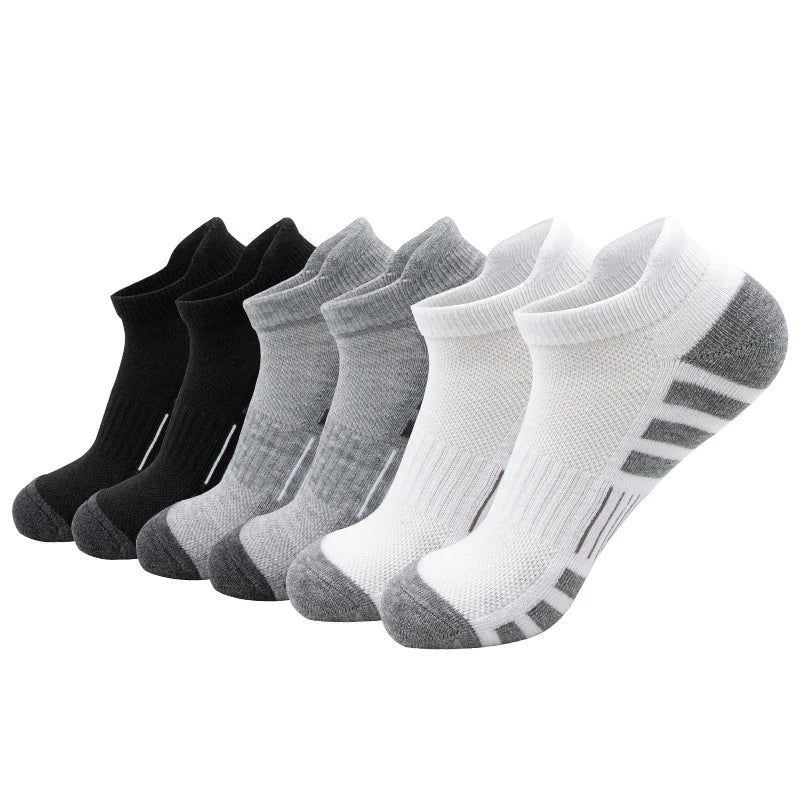 Hot Selling Basketball Socks Sweat Absorbing Professional Simple Short Sports Socks for Men
