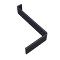 153 X 150 MM Metal Black Wall Hook Shelf Wall Hangers Hidden Z Shape Bracket for Shelves Corner Shelf