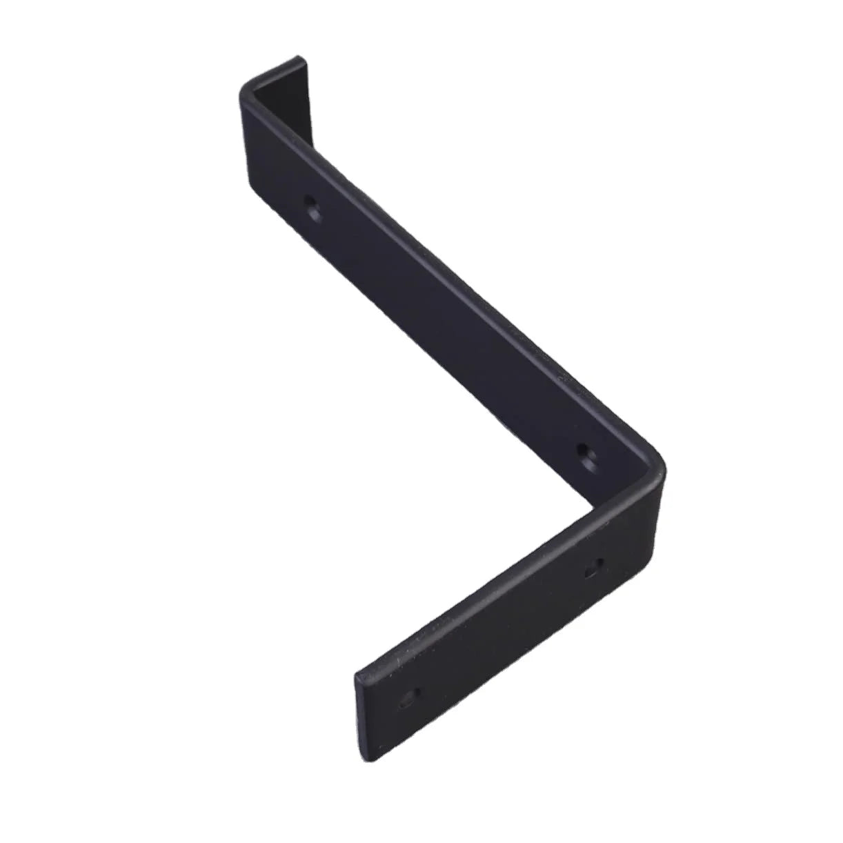 153 X 150 MM Metal Black Wall Hook Shelf Wall Hangers Hidden Z Shape Bracket for Shelves Corner Shelf