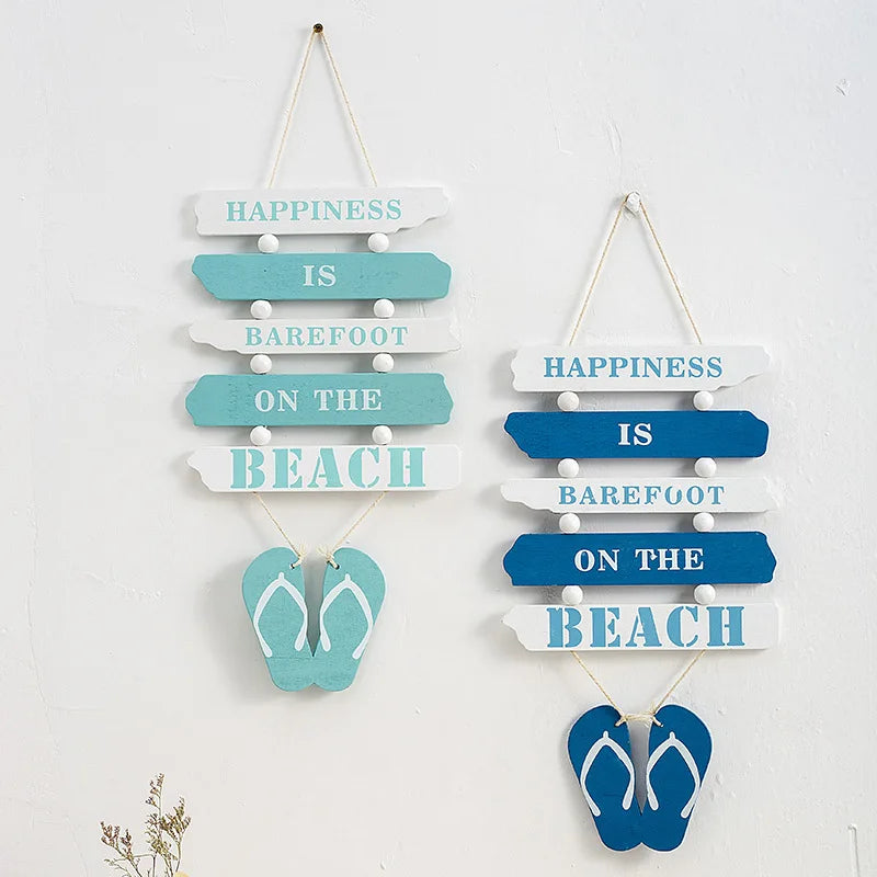 Eco-Friendly Nautical Wall Decor HYE04 Welcome Home Sign MDF Material for Party and Holiday Use