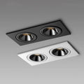 Jpungsun Good Quality Ceiling Recessed  Spotlights 7w 10w Square LED Adjustable Anti-glare Dimmable LED Downlight