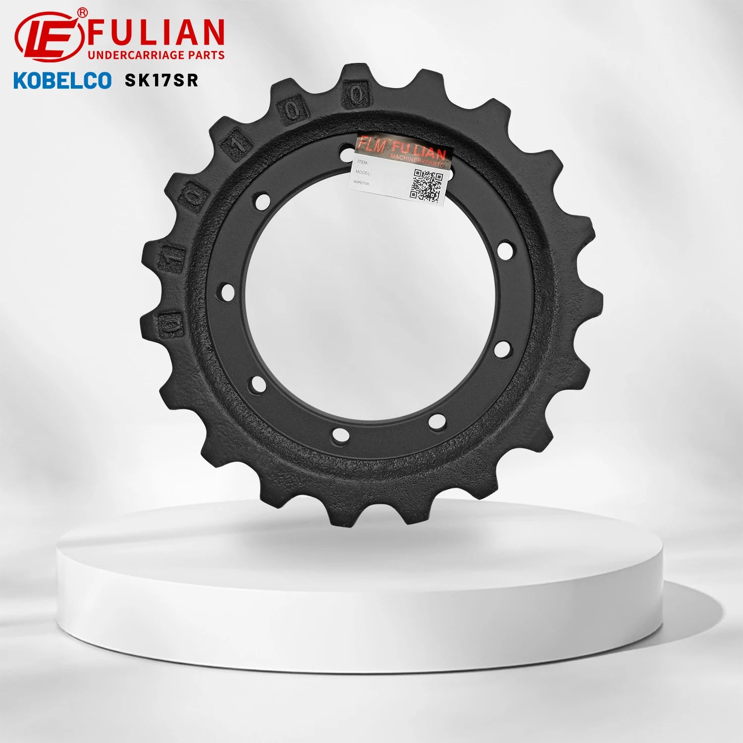 Construction Machinery SK17SR Sprocket Mini Excavator Undercarriage Parts Drive Sprocket for Kobelco
