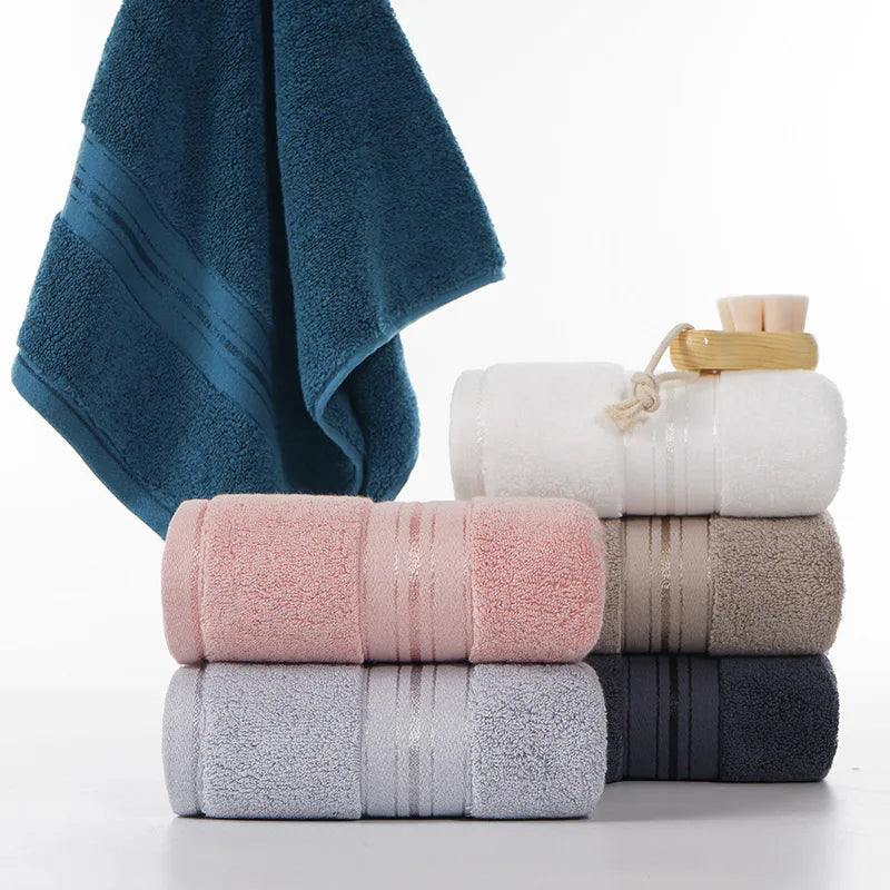 Wholesale Hot-selling High Quality Soft Terry 5 Star Luxury Box Gift Dobby 100% Cotton Quick-Dry Bath Towel Sets for Hotel Home