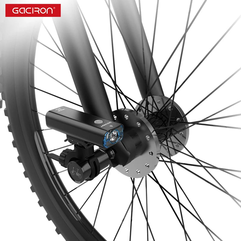 Gaciron H23 Aluminum Alloy Quick Release Mountain Bike Front Axle Mount for Bike Light
