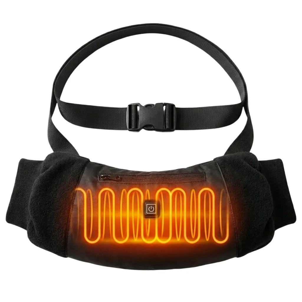 Electric Battery Powered Football-Style Handwarmer for Winter Heated Hand Muff and Pouches for Comfortable Hunting