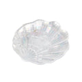 Iridescent Decor Tray Shell Plate Colorful Shell Shaped Charger Plates Shell Plate