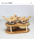 Hot Sale  Ceramic Food Storage Porcelain Condiment Container Spice Jar with Lids