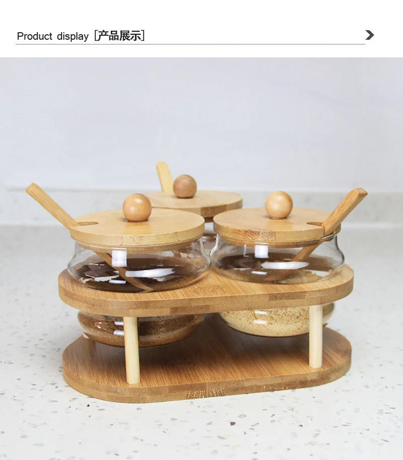 Hot Sale  Ceramic Food Storage Porcelain Condiment Container Spice Jar with Lids
