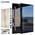 US Standard Custom Burglar Proof Villa Modern Steel Doors Design Stainless Steel Front Door 304 Stainless Steel Entry Door MegaBDM