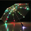 OEM Customized  Best Quality Led Umbrella Lighting  Transparent Led Umbrella