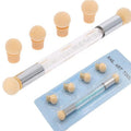 Luxury Eco-friendly Nail Smudge Pens with 6 Replacement Double-Sided Sponge Halo Dye Stamper Pens for Professional Nail Art