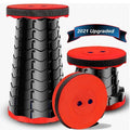 Collapsible Camping Stool Sturdy Portable Lightweight Plastic Stool Outdoor Travel Camping Fishing Portable Stool