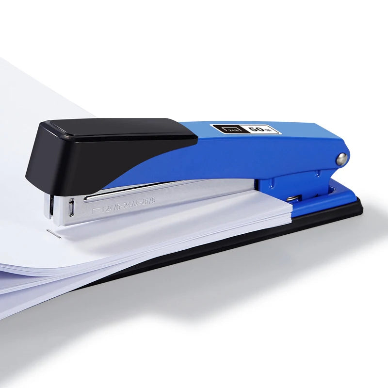 Reliable Sturdy Metal Long Arm Stapler Manual Power for Binding up to 50 Pages