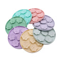 Round Silicone Dog Lick Mat Pet Dog Licking Mat Pad Non-slip Slow Feeder Flower Lick Mats with Suction Cups