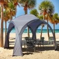 Large Wind Valley Sun Shelter Portable Waterproof Camping UV Tent Aluminum Easy Automatic Canopy Tent Glamping Parties