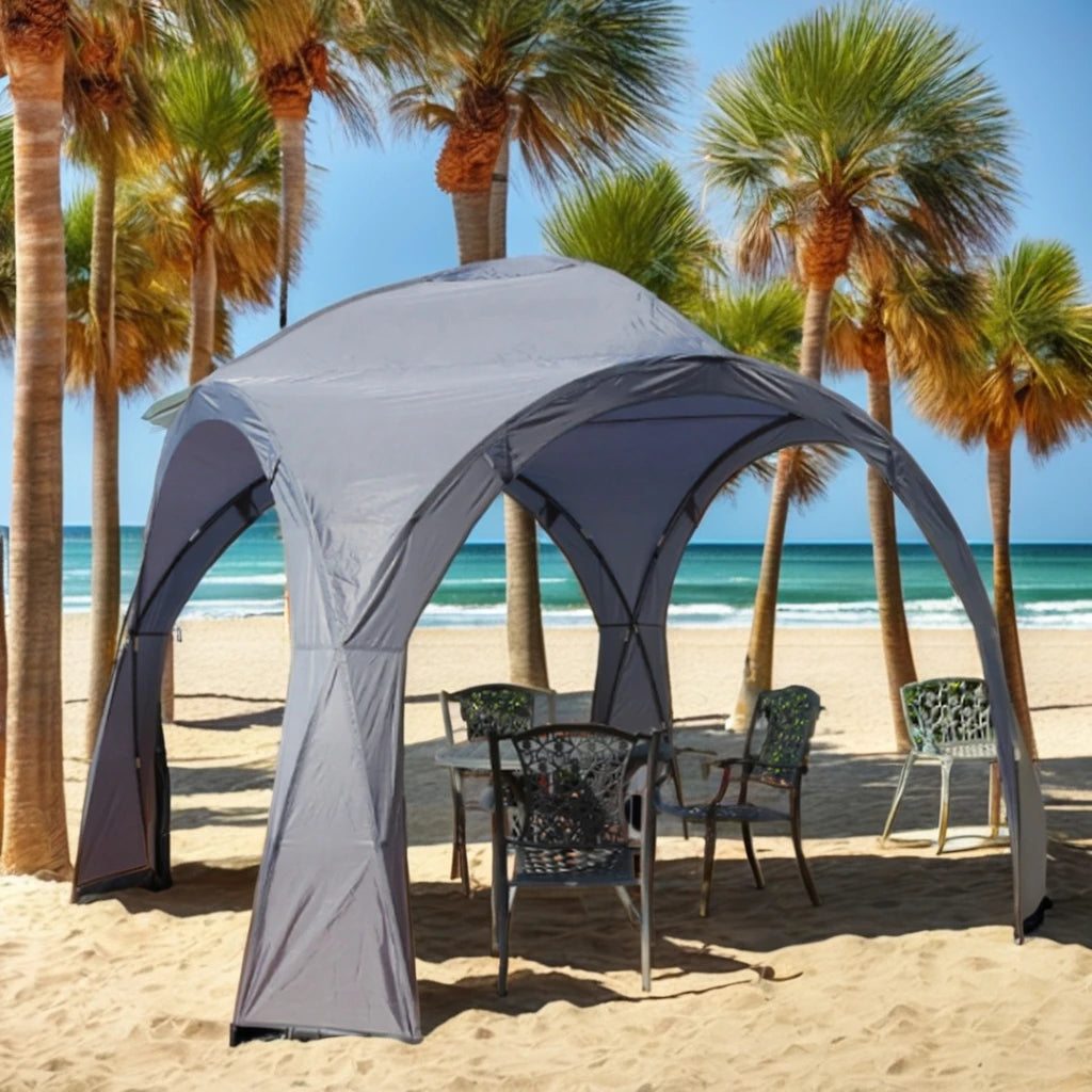 Large Wind Valley Sun Shelter Portable Waterproof Camping UV Tent Aluminum Easy Automatic Canopy Tent Glamping Parties