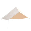 Waterproof Rain Fly Ripstop Cover Roof Tarp Canopy Awning for Bell Tent Shelter Flysheets for 3/4/5M Yurt Tent