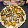 Hot Sale Natural Crystal High Quality Yellow Tiger Eye Stone Palm Stone for Healing