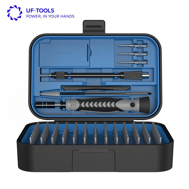 UFTOOLS 130 in 1 Precision Screwdriver Set Professional Screwdriver Bits Set Magnetic Electronics Repair Tool Set