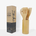 8PCS Set Kitchen Accessories Eco-friendly Kitchenware Cooking Shovel Bamboo Spatula Kitchen Utensil Set