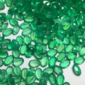 HanYu Factory Supply Natural Green Agate Oval Shape 7*5mm 6*4mm for Jewelry Making