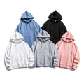 Custom Logo  Vintage Oversize Blank Unisex Plain Cotton Hoodies Custom Logo Printed Men Hoodies