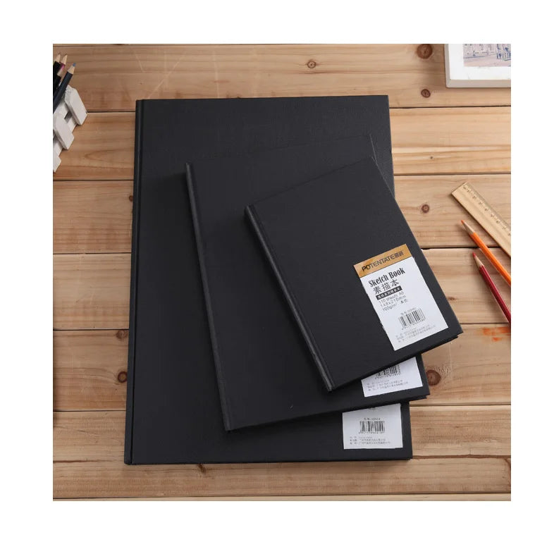 Hardcover Sketch Pad 105x148mm 100GSM Drawing Paper Acid Free 224 Pages POTENTATE Sketch Pad for Painting and Sketching