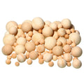Smooth Pine Balls Natural Hardwood DIY Creation Shiny Commercial Gifts Decoration