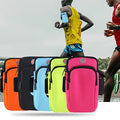 Fashion Running Arm Bag for Promotional Waterproof Sports Waist Bag With Earphone Hole Elastic Waist Pack for Outdoor